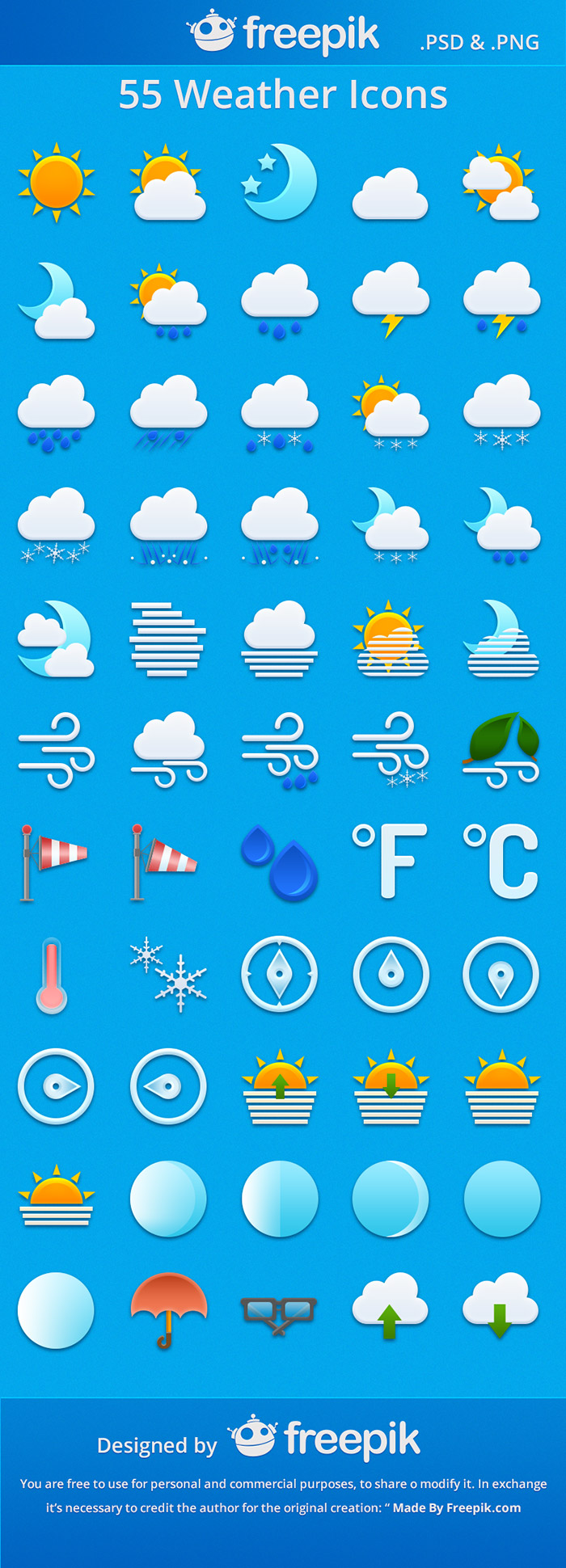 Free Weather Icons 700x1940 Free Weather Icons