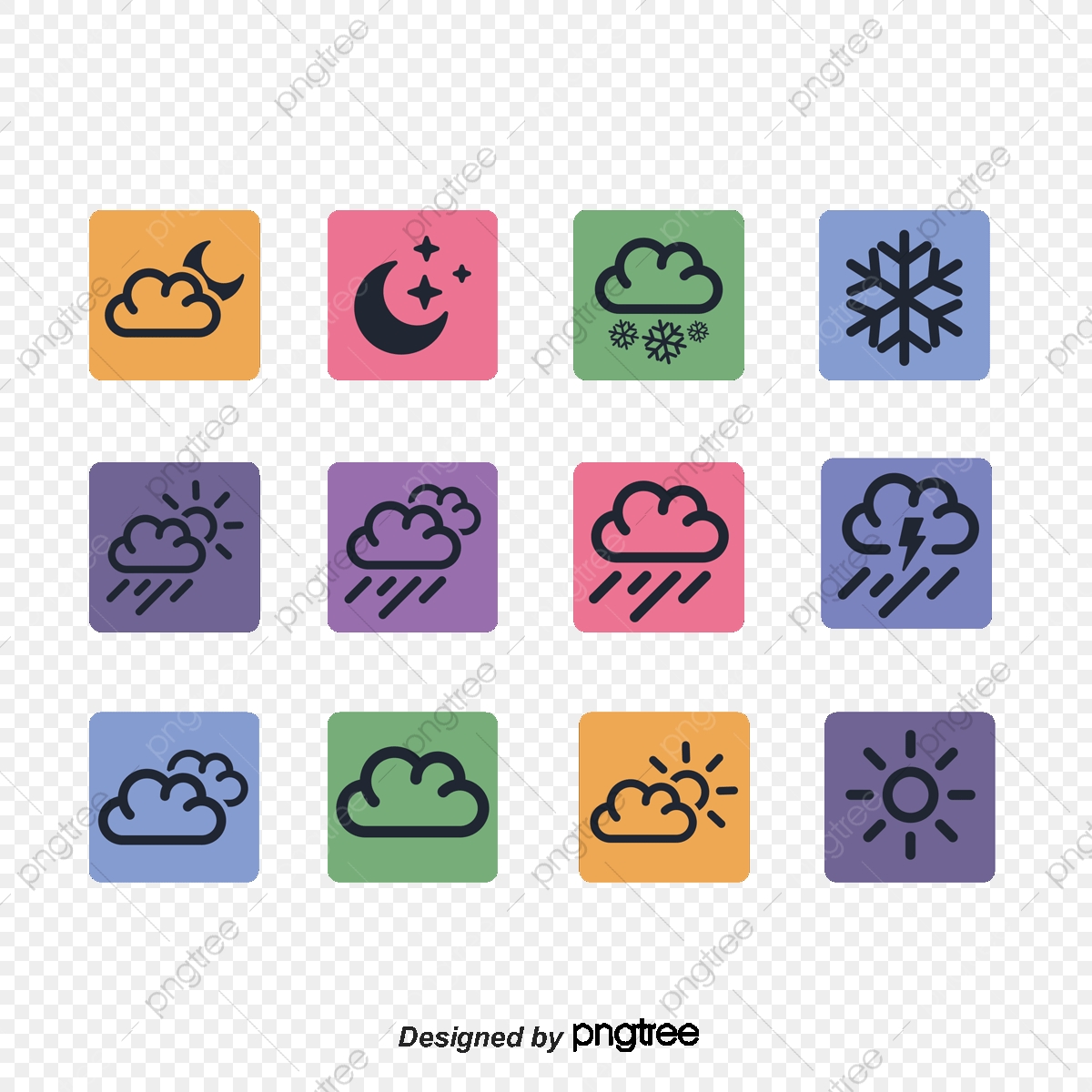 Flat Weather Icon, Icon Vector, Flat, Icon Png And Vector 1200x1200 Flat Weather Icon, Icon Vector, Flat, Icon Png And Vector