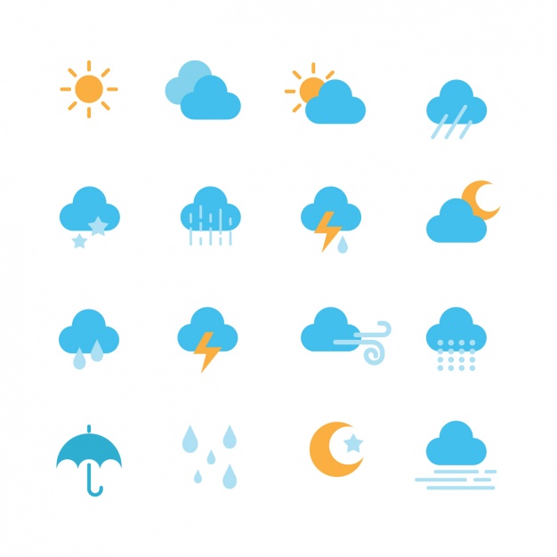 Weather Icons Collection Vector Free Download 626x626 Weather Icons Collection Vector Free Download