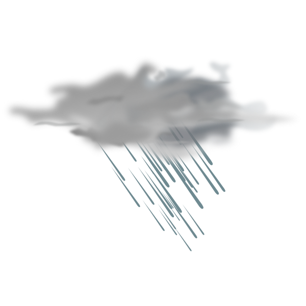 600x600 Heavy Rain Weather Icon Clip Art