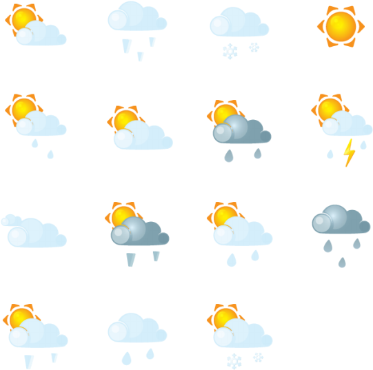 541x537 Download Hd Weather Icon Pack