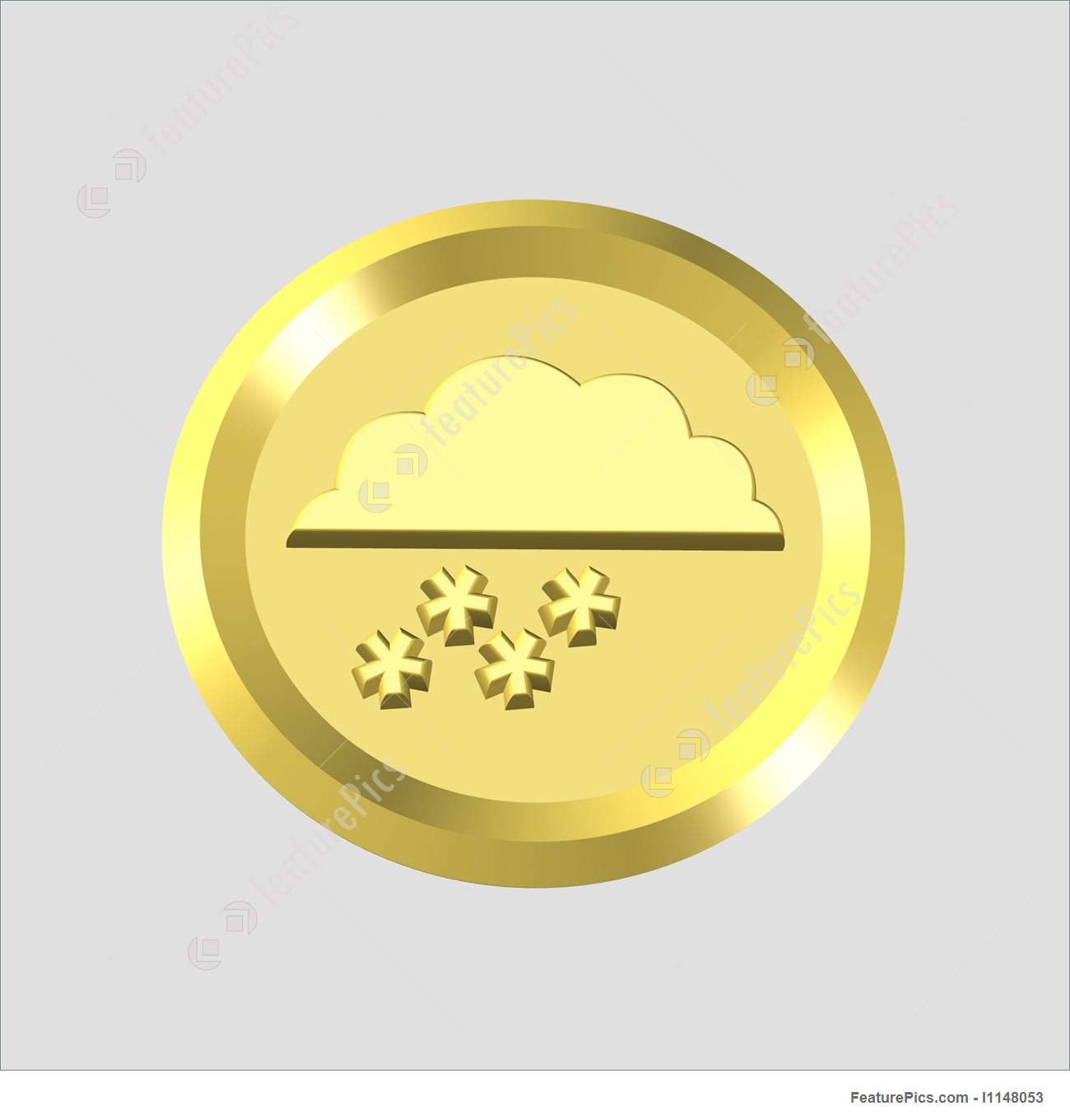 1300x1360 Weather Icon Stock Illustration