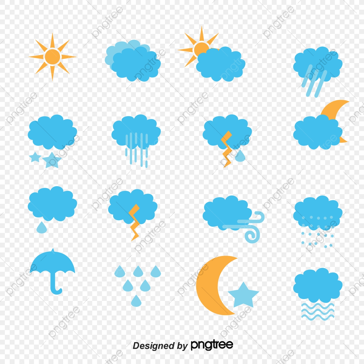 1200x1200 Weather Symbols, Weather Icon, Sunny Day, Cloudy Day Png