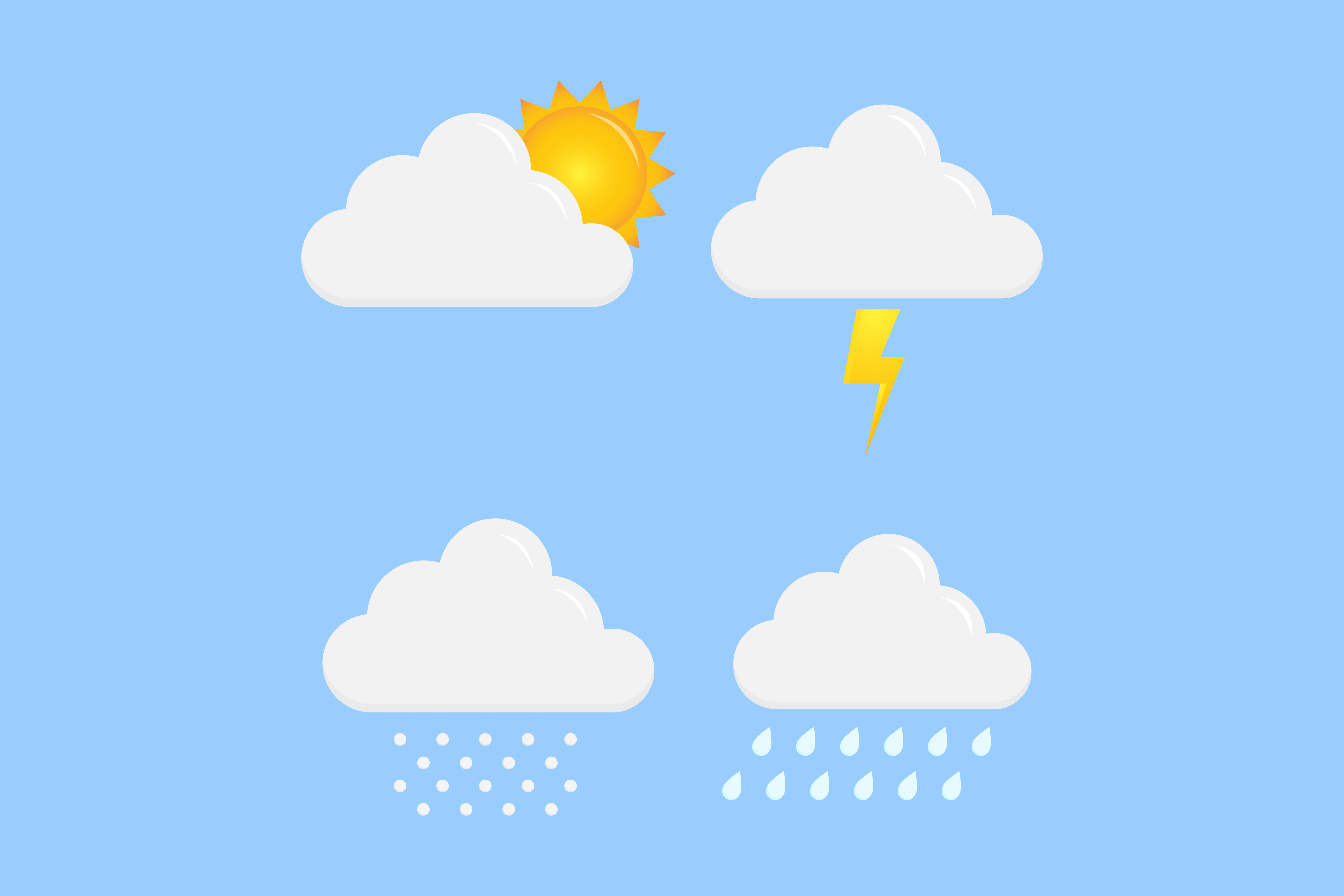 5208x3472 Weather Icon Vector Design Graphic