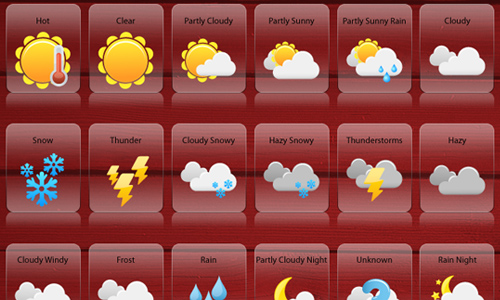 500x300 Weather Channel Hail Icon Images