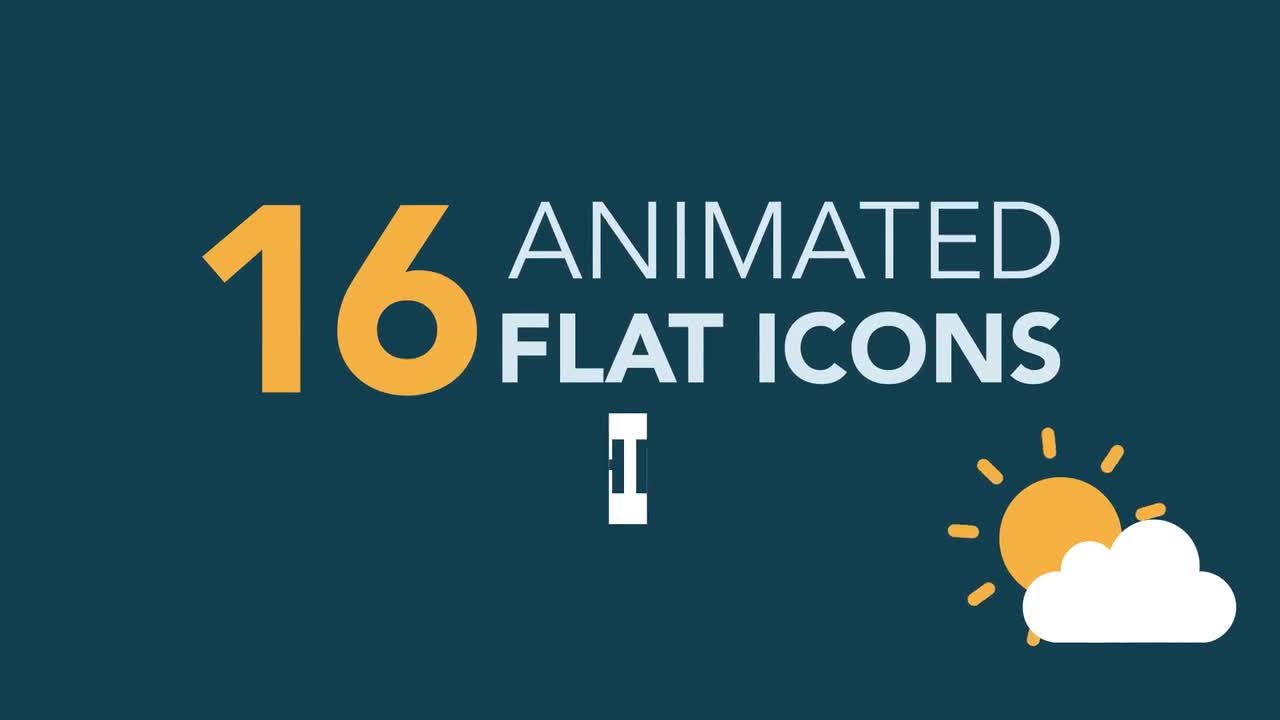 1280x720 Weather Icons Pack