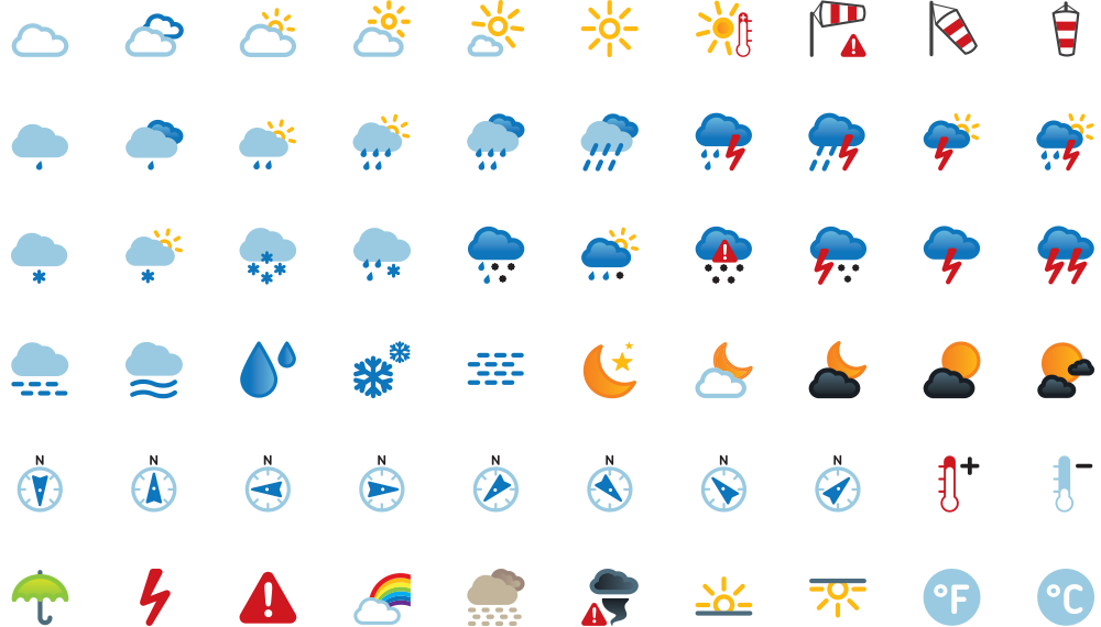 1000x570 Picons Weather Full Icon Set Preview Picons