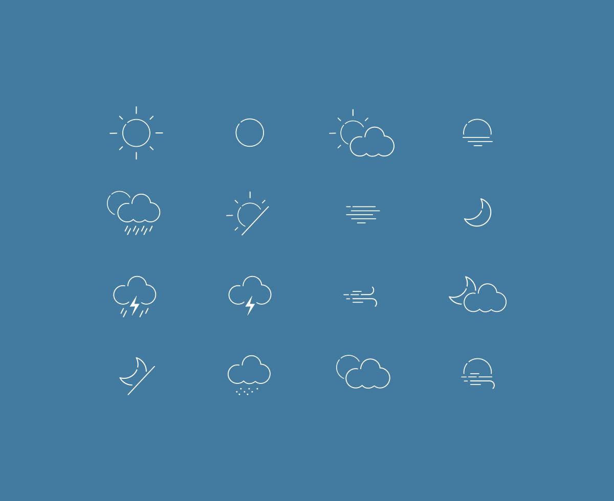 1200x980 Weather Icon Set Iconstore