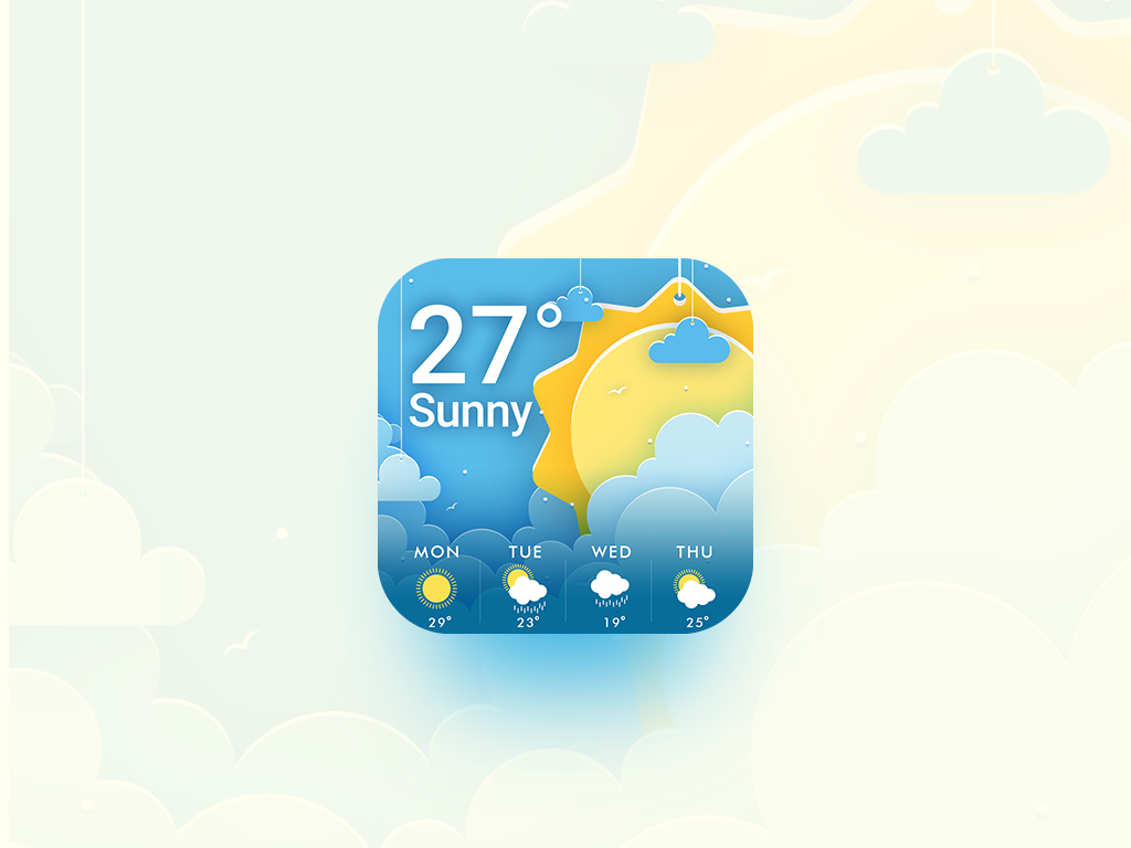1024x768 Weather Forecast App Icon