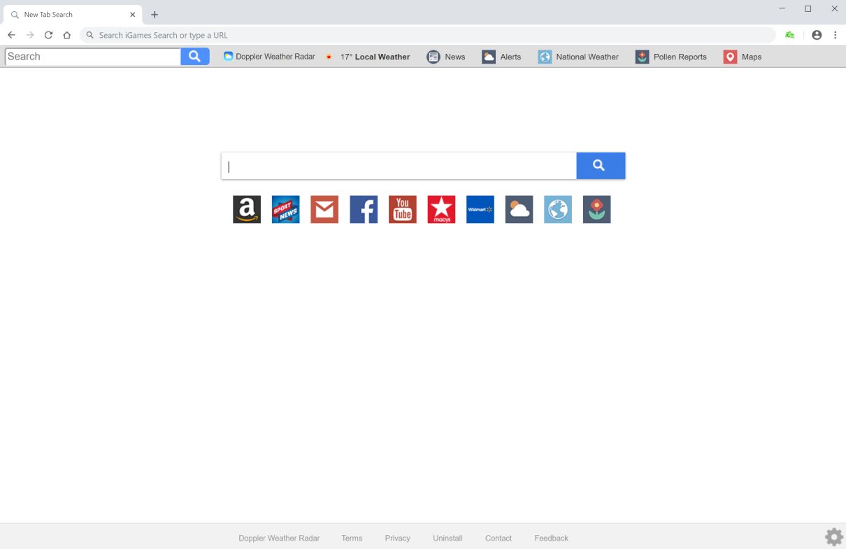 1210x785 Remove Doppler Weather Radar New Tab