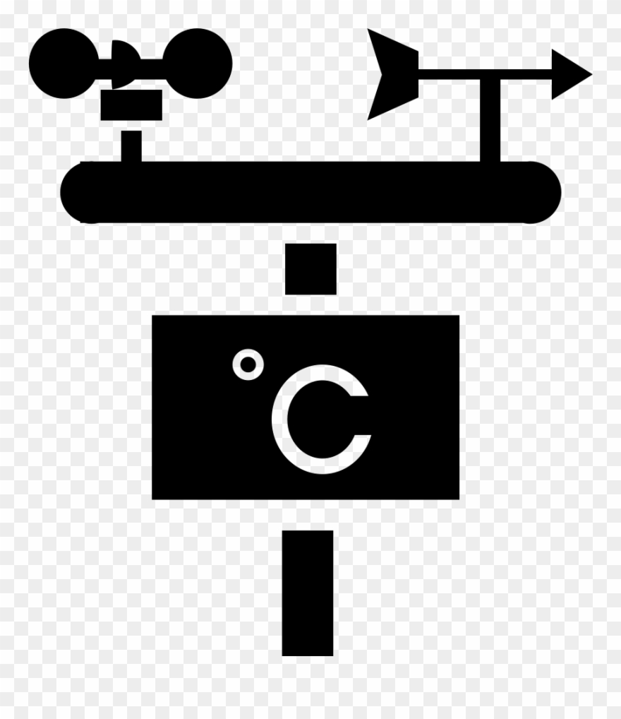880x1018 Weather Station Icons Clipart