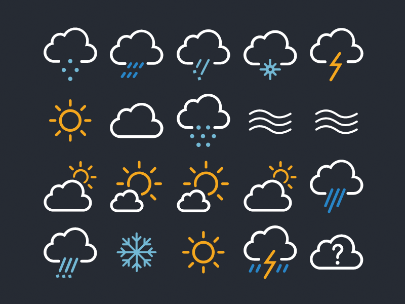 800x600 Weather Underground Icons