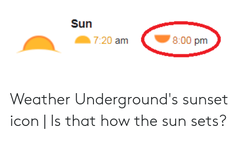 500x300 Sun Am Pm Weather Underground's Sunset Icon Is That How