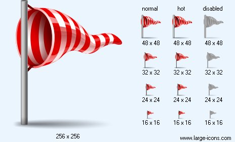 464x280 Wind Vane Icon Large Weather Icons