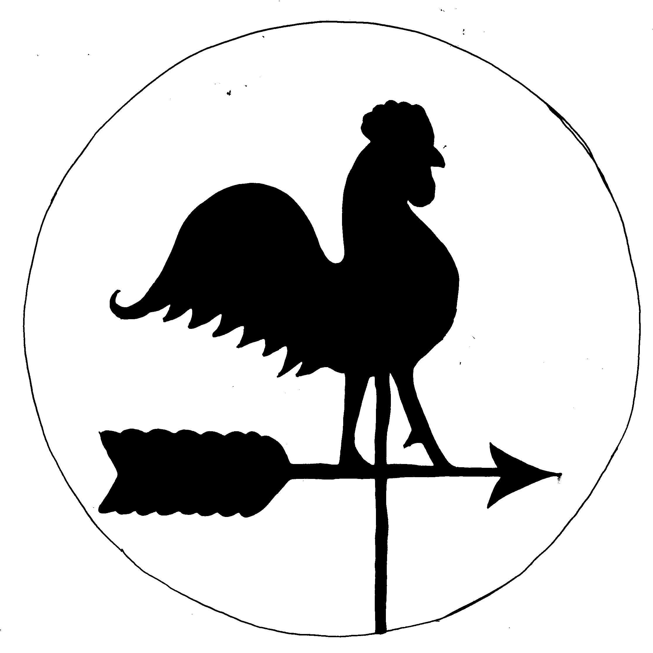 2232x2232 Rooster Weather Vane