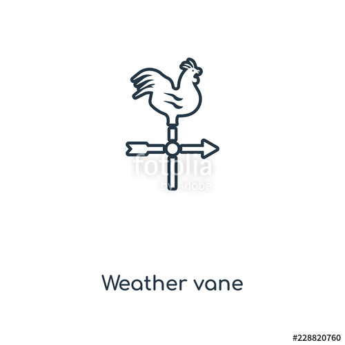 500x500 Weather Vane Icon Vector Stock Image And Royalty Free Vector