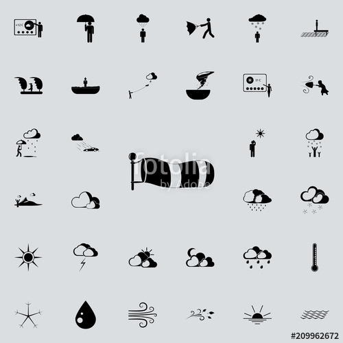 500x500 Wind Vane And Wind Sign Icon Detailed Set Of Weather Icons