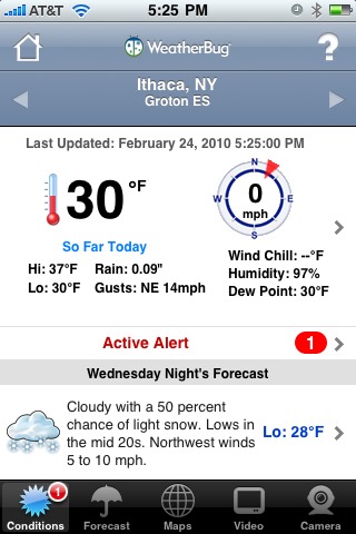 320x480 Weatherbug Elite