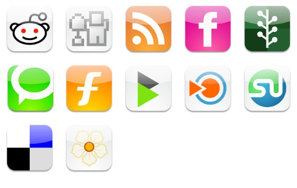 600x379 Web Social Bookmarks Icons Free Icon Packs Ui Download