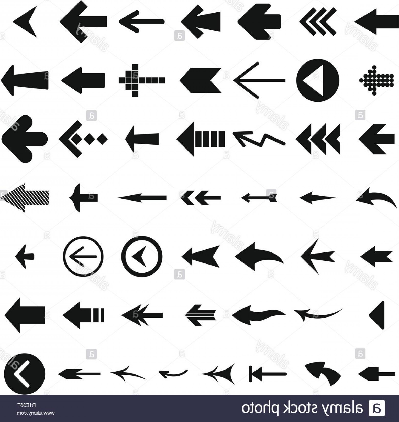 1560x1648 Different Arrow Icon Set Simple Illustration Of Different Arrow
