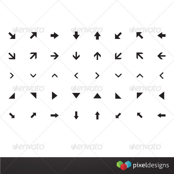 590x590 Arrow Icon Graphics, Designs Templates From Graphicriver