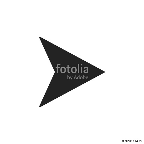 500x500 Arrow Icon In Trendy Flat Style Isolated Arrow Symbol For Your
