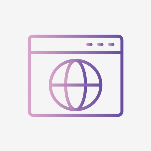 640x640 Vector Browser Icon, Browser Icon, Web Icon, Internet Icon Png