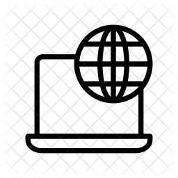 256x256 Web Browser Icon Of Line Style