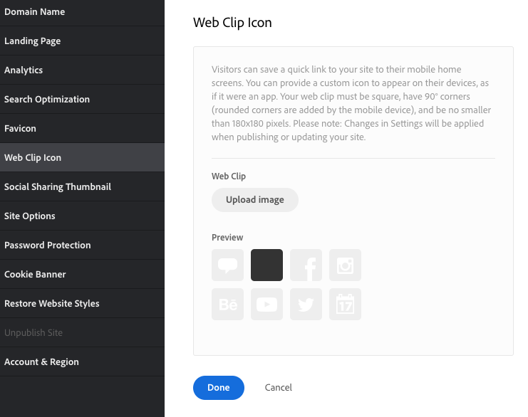Webclip Icon Adobe Portfolio Knowledgebase Faq 741x586 Webclip Icon Adobe Portfolio Knowledgebase Faq