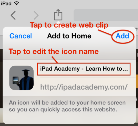 480x439 How To Set Up Web Clips For Websites In Safari On Ipad Or Iphone