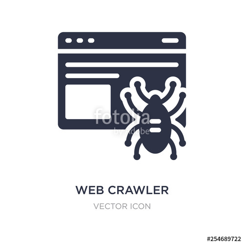 Web Crawler Icon On White Background Simple Element Illustration 500x500 Web Crawler Icon On White Background Simple Element Illustration