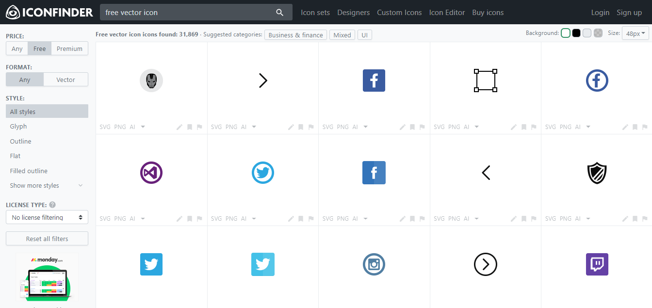 Web Design Icon Vector