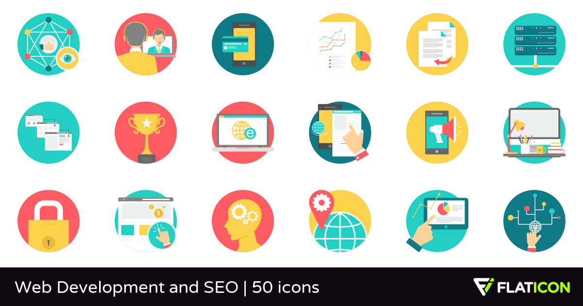 Web Development And Seo Free Icons 1200x630 Web Development And Seo Free Icons