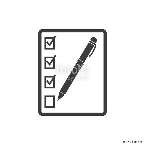 500x500 Form Icon Vector Flat Icon Form Flat Vector Illustration For Web