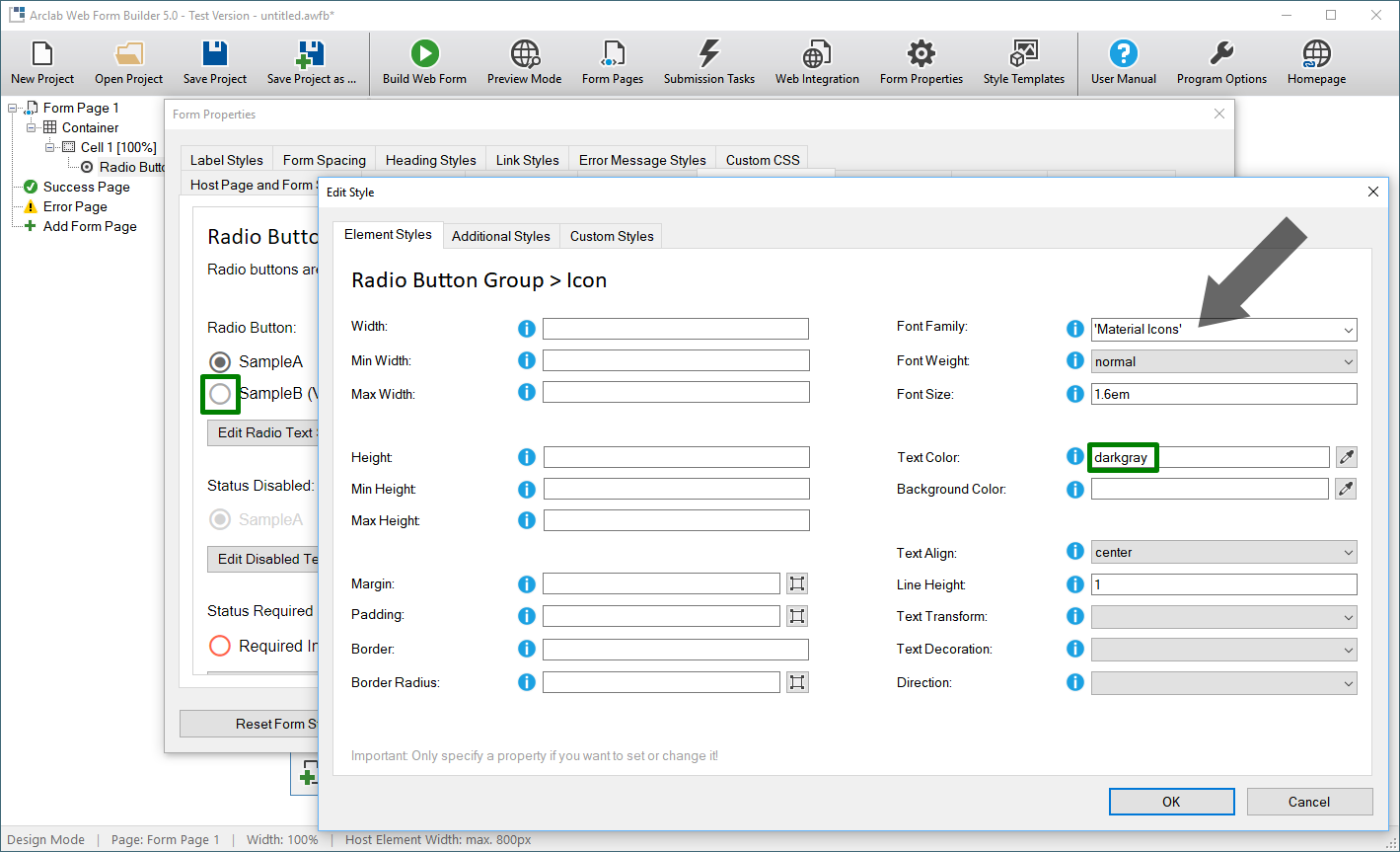 1419x863 Web Form Builder Radiobutton And Checkbox Icon