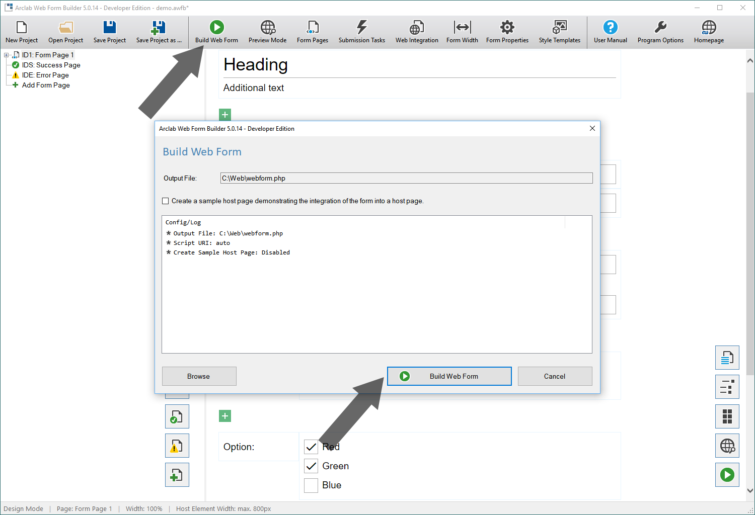 1500x1024 Web Form Builder Web Integration