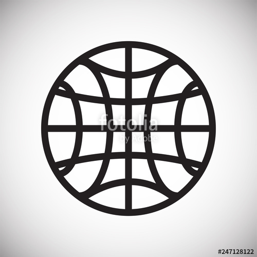 500x500 Globe Icon On White Background For Graphic And Web Design, Modern