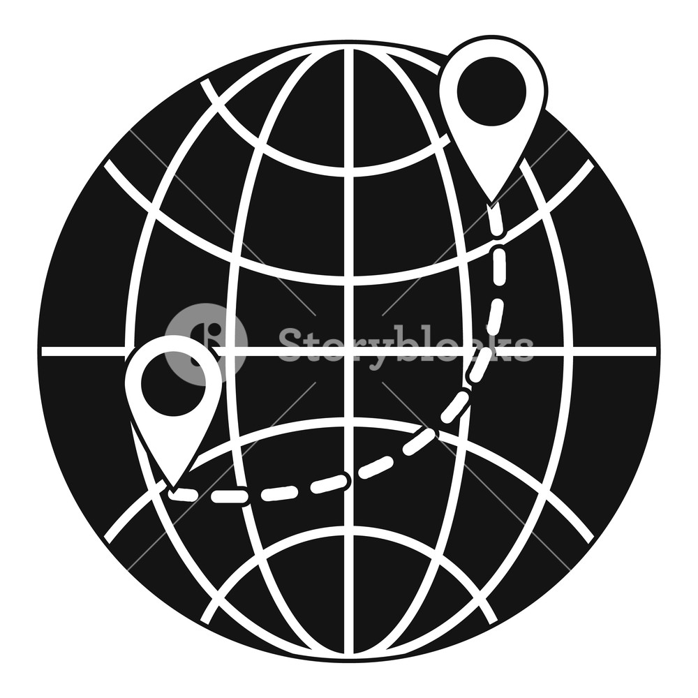 1000x1000 Globe Icon Simple Illustration Of Globe Vector Icon For Web