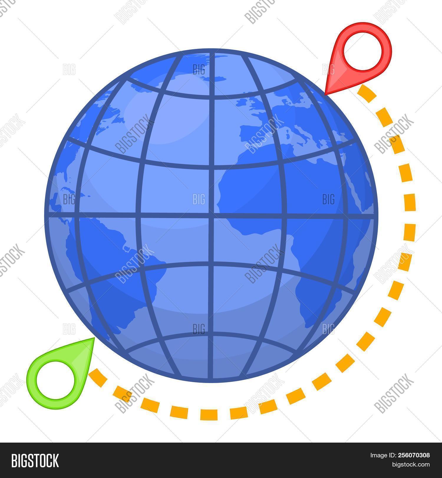 1500x1620 Globe Icon Cartoon Illustration Of Globe Icon For Web Image