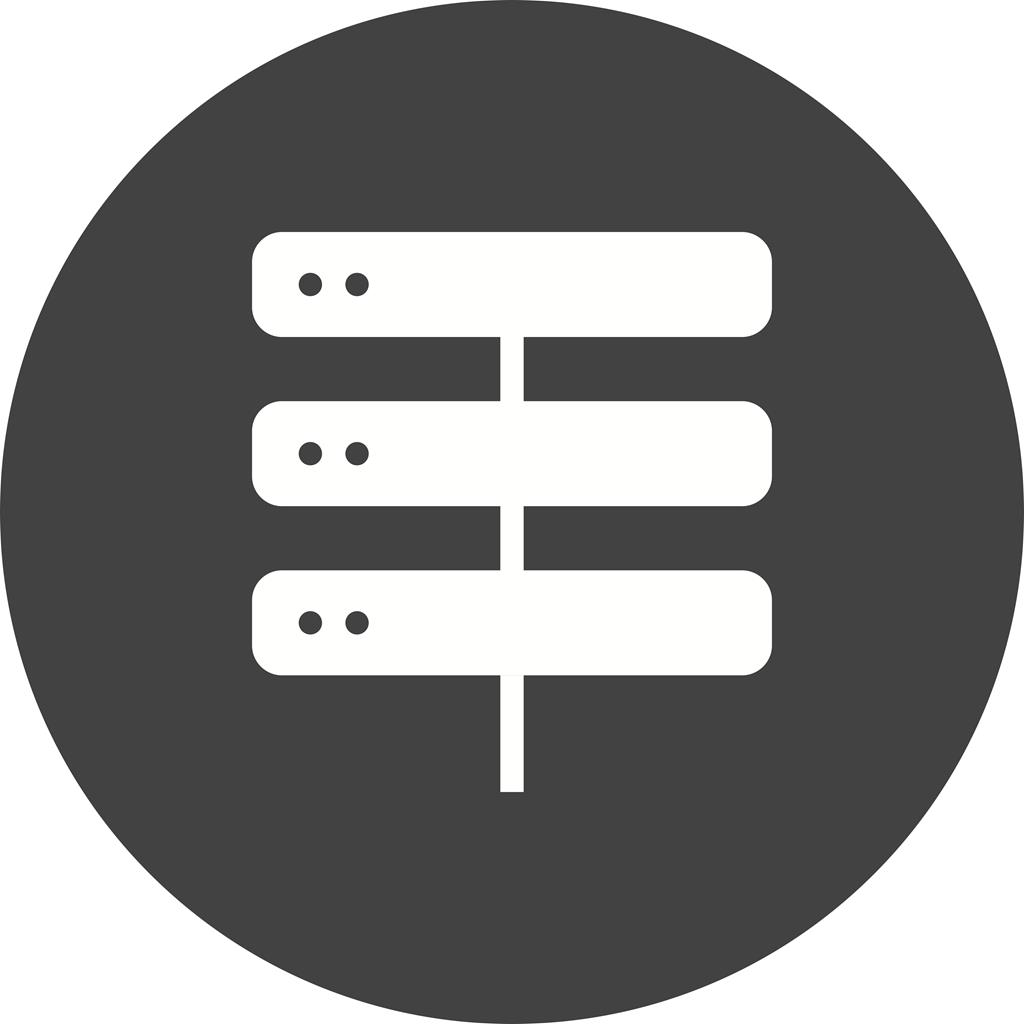 1024x1024 Web Hosting Flat Round Icon