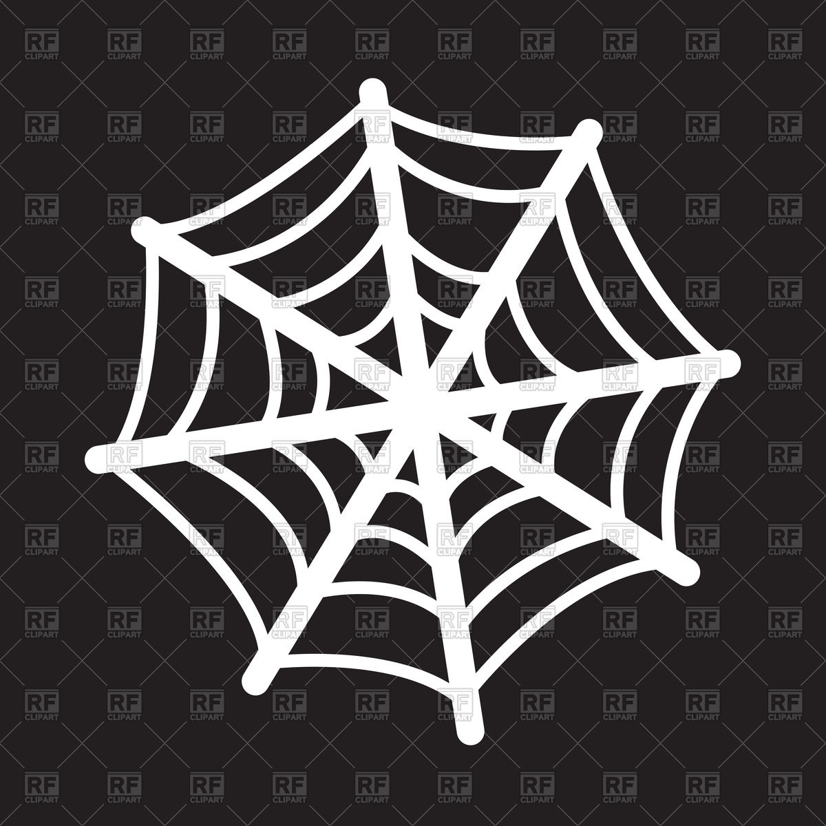 1200x1200 Spider Web Icon Vector Image Of Objects Tumdee