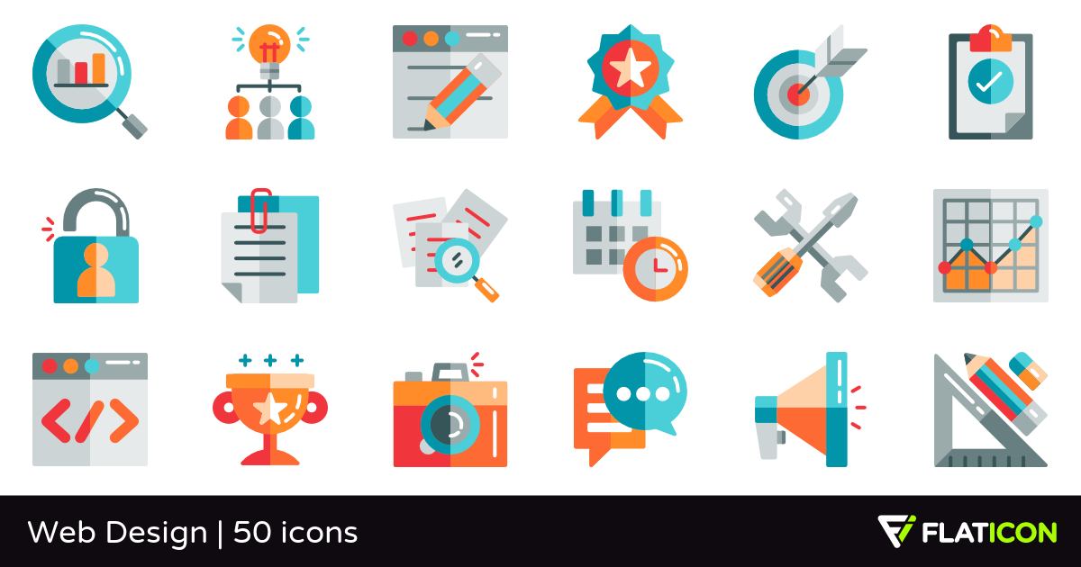 1200x630 Web Design Free Icons