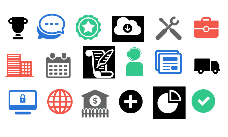 795x480 Download Free Web Icon Set For Your Landing Pages