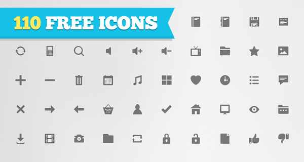 600x320 Free Download Flat Icons For Personal Or Commercial Use