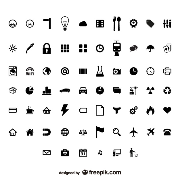 626x626 Great Web Icons Collection Vector Free Download