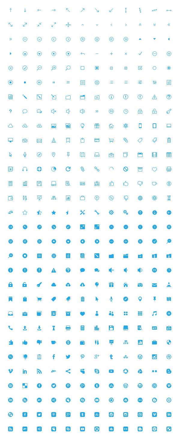 600x1466 The Elegant Icon Font Of The Best Free Icons For The Modern