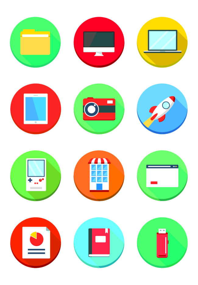 Free Vector Flat Web Icon Pack Freevectors 650x936 Free Vector Flat Web Icon Pack Freevectors