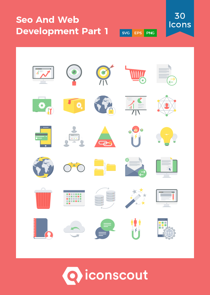 Seo And Web Development Part Icon Pack 735x1034 Seo And Web Development Part Icon Pack