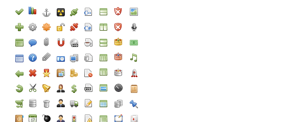 599x239 Led Icon Set