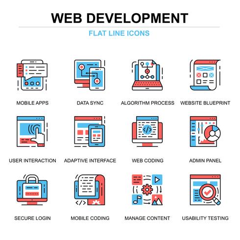 490x490 Web Development Icon Set